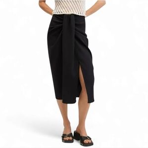 NWT Violeta by Mango Plus Size Drape Pencil Skirt